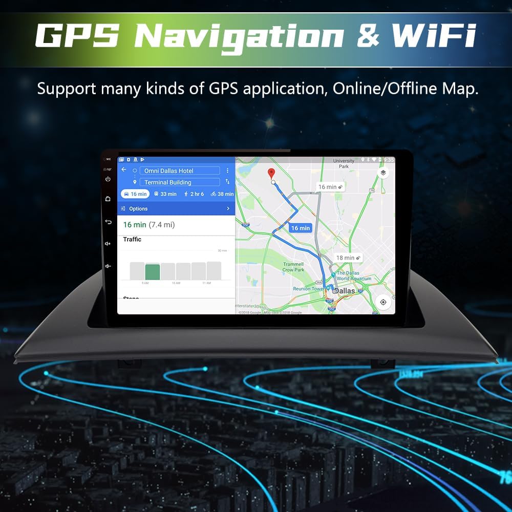 Bluetooth hands-free calling screen on the car stereo