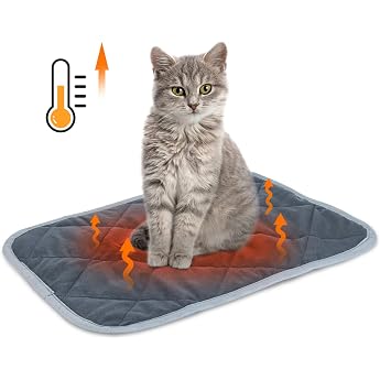 nobleza self-heating blanket for cats and dogs pet warming mat washable puppy thermal blanket self-warming winter warmth dog mat dog non-slip heat blanket size s 40 x 50 cm
