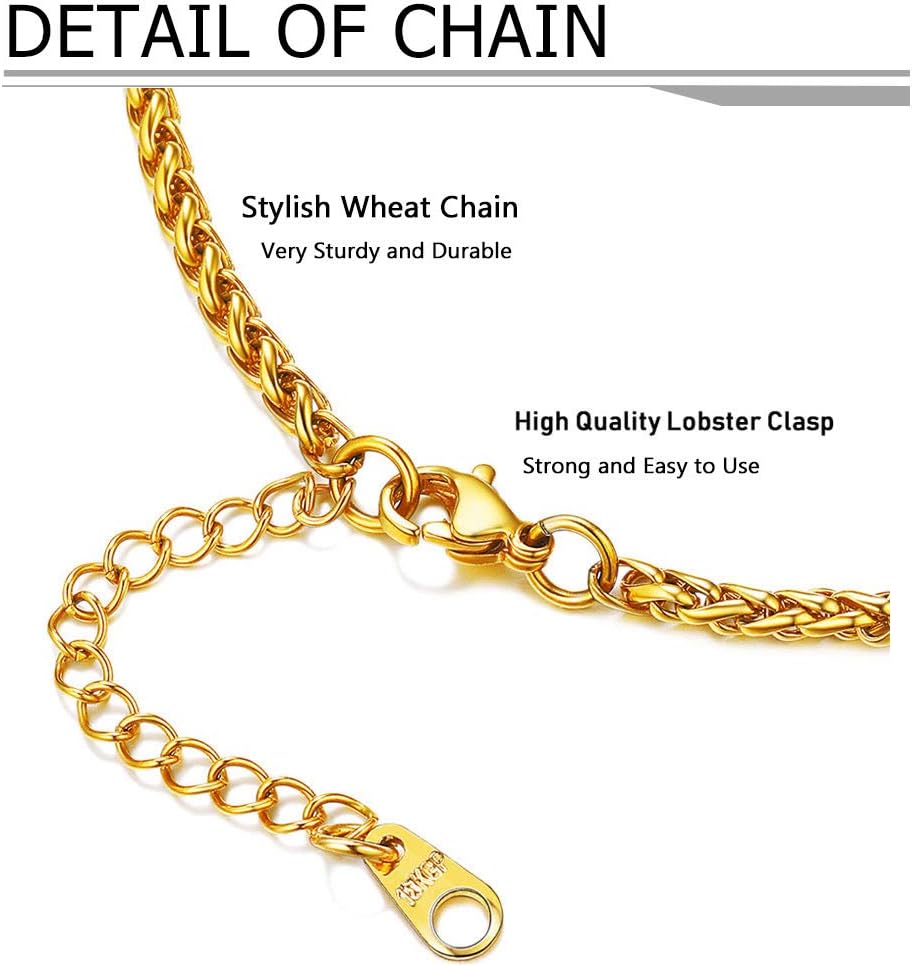 PROSTEEL Stainless Steel Shark/Octopus/Wolf Tooth Necklace for Men Women, Black/Gold/Silver Tone, Punk Rock Necklace, 22inch-24inch Adjustable, Come with Box - Image 6