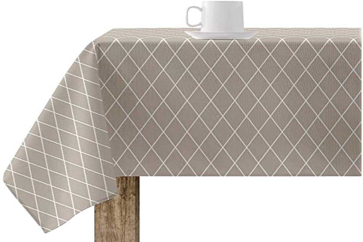 BELUM | Tablecloth 100 x 140 cm Stain Resistant 100% Cotton Resin, Tablecloth No Oilcloth, Cotton Touch, Waterproof Tablecloth, Stain Resistant Liquid Repellent Tablecloth…
