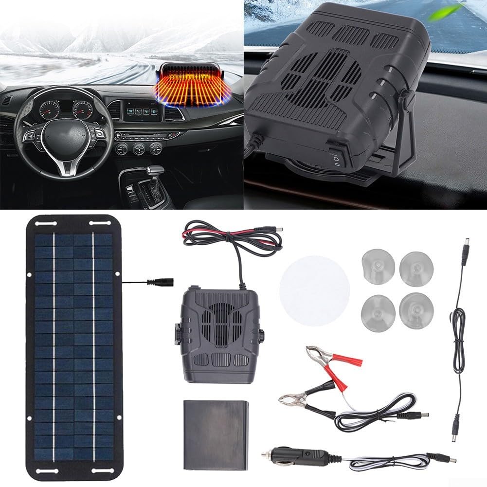 Riscaldatore solare per auto, riscaldatore solare per auto, sbrinatore portatile per auto, adatto per qualsiasi situazione in cui è necessario uno sbrinamento rapido