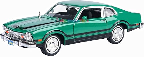 Miniatura 2 de 1974 Maverick Grabber Green 124 DIECAST Modelo CAR por Motormax Forgotten Classics Series 73332 79043
