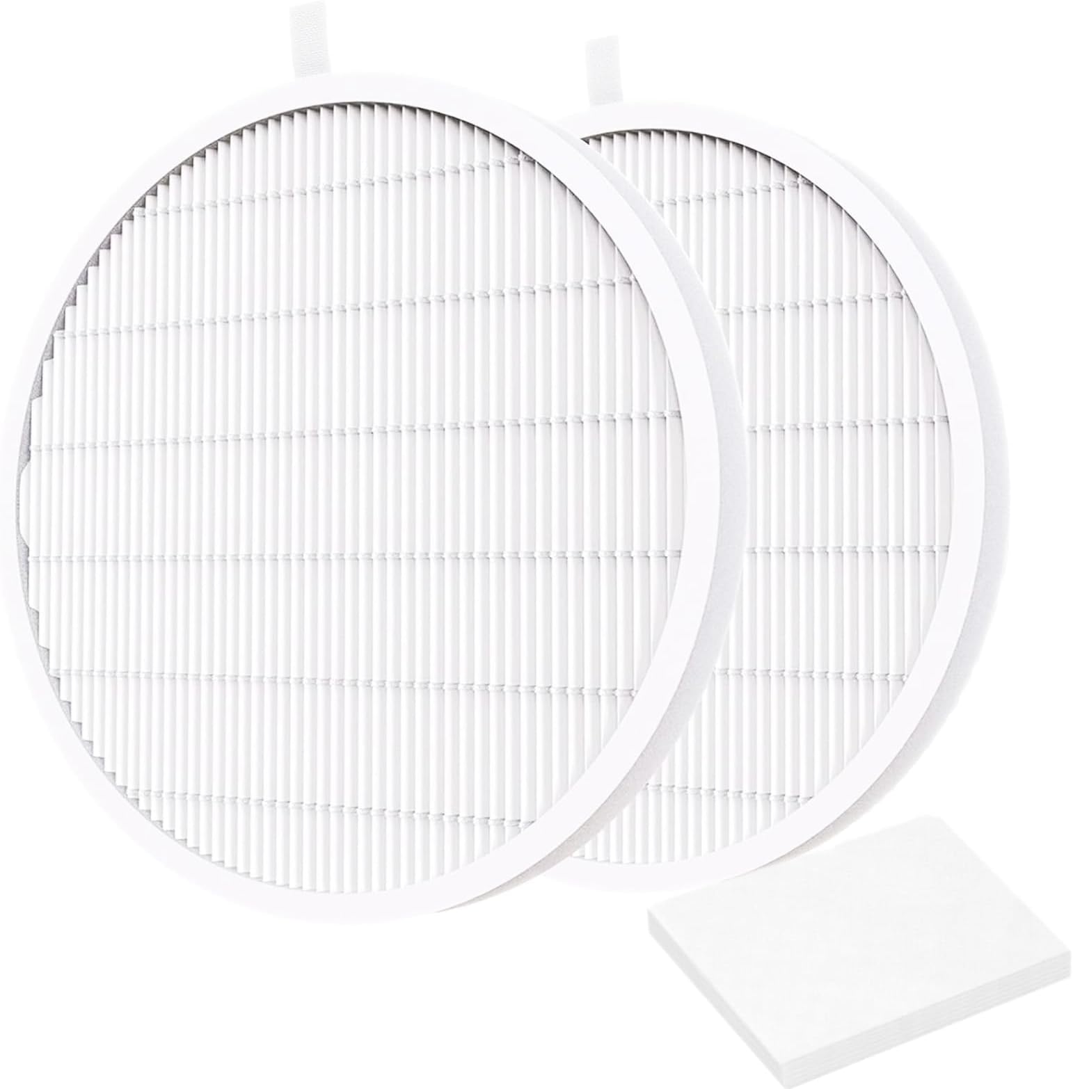 2-Pack Reusable HEPA Filter with 40 Disposable Filters, Compatible with MelodySusie Hpro/SProR Nail Dust Collectors, 99% Dust Collection for Home, Salon