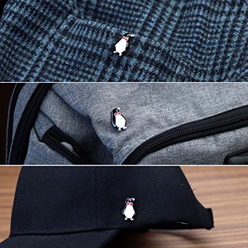 HAWSON Novelty Enamel Pins for Clothing Backpack Decoration Gift, Funny Laple Pin for Teen Boy and Girl, Metal Brooch Suit Stud (Penguin)3