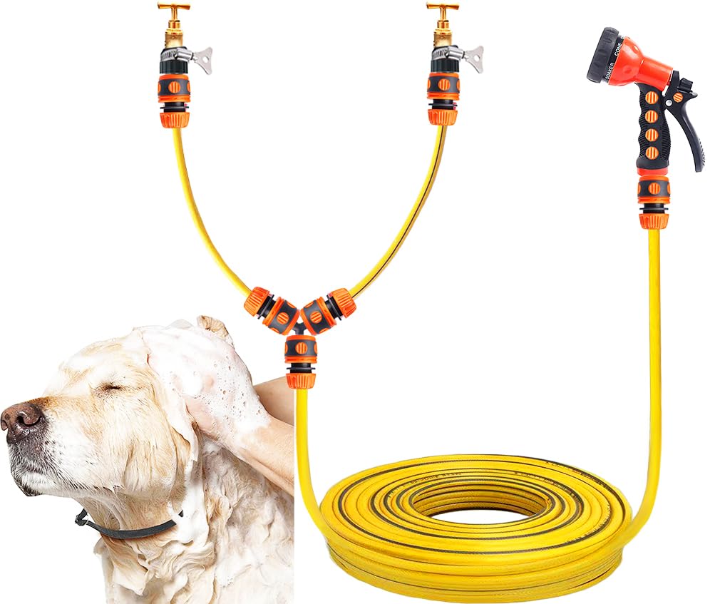 Miscelatore rubinetto Connettore Tubo Doccia Esterna Cane Bagno Cane Doccia Giardino Doccia Cane lavaggio Portatile Cane Doccia