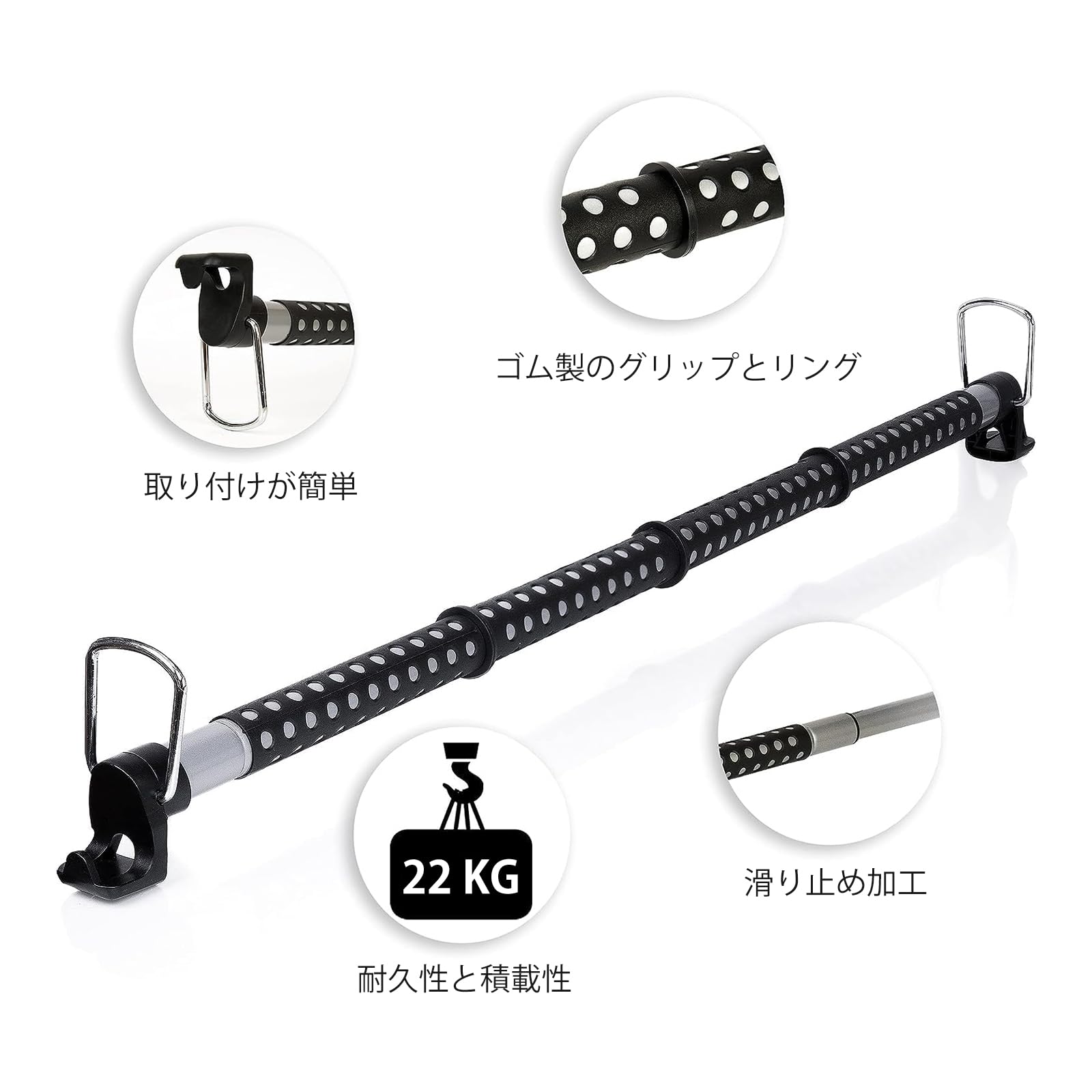 Amazon | 車用ハンガーバー ルーフキャリア スノーボード 置き 