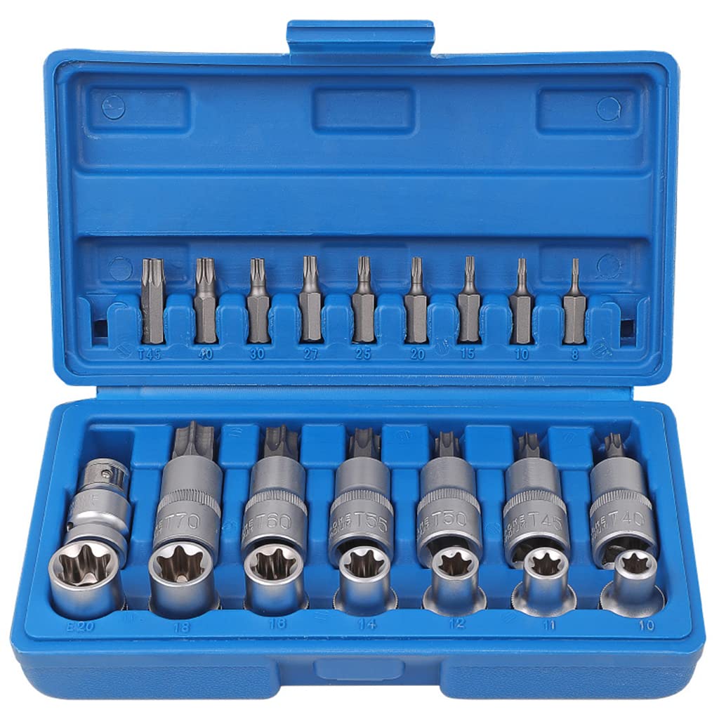 Bit Socket Set For Mechanical Maintenance Automobile Repair Star Sockets Set Resistance