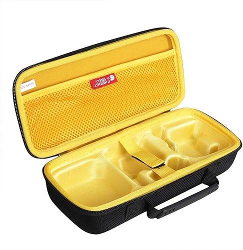 Miniatura 3 de Hermitshell Estuche rígido de viaje para VTech Kidizoom Action Cam (Negro+Amarillo)