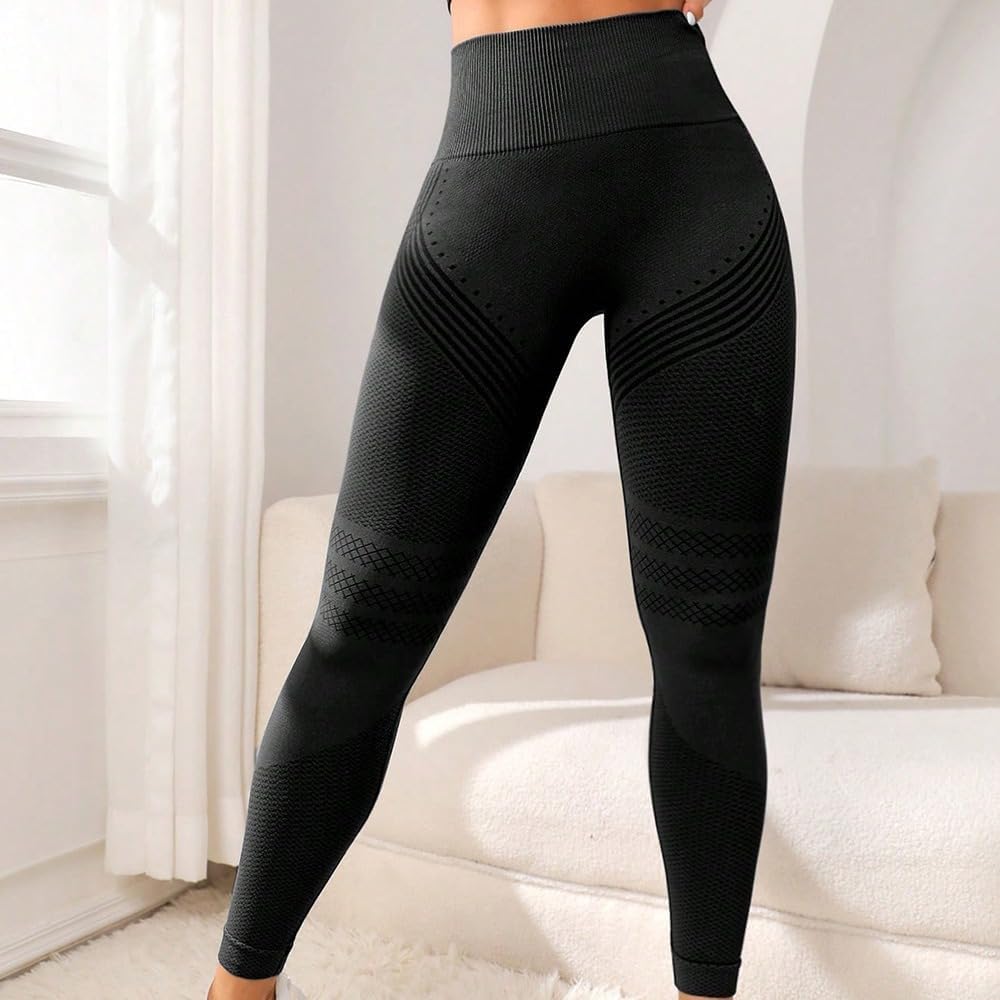 3D Cellulite Leggings Compression,High Waist 3D Anti Cellulite Leggings for Women, Slimming Workout Yoga Pants