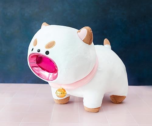 Miniatura 3 de Bee and Puppycat - Juguete de peluche con boca láser de 16 pulgadas, animal de peluche suave abrazable para acurrucarse, coleccionable con licencia