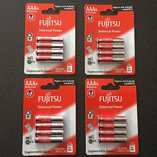 Pila AAA - 16 pilas Alkaline AAA FUJITSU 1,5 V R03 Cover