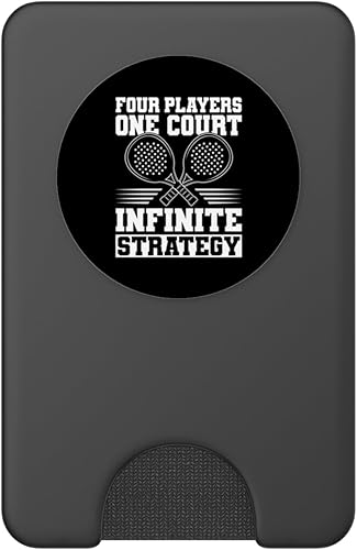 Miniatura 2 de Four Players One Court Padel Raqueta Paddle PopSockets PopWallet para MagSafe