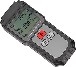 Fydun Digital Meter Radiation Detector with LCD Display, Electric and Magnetic Field Tester, Sound and Light Alarm, Portable Electromagnetic Radiation Tester Home and Use