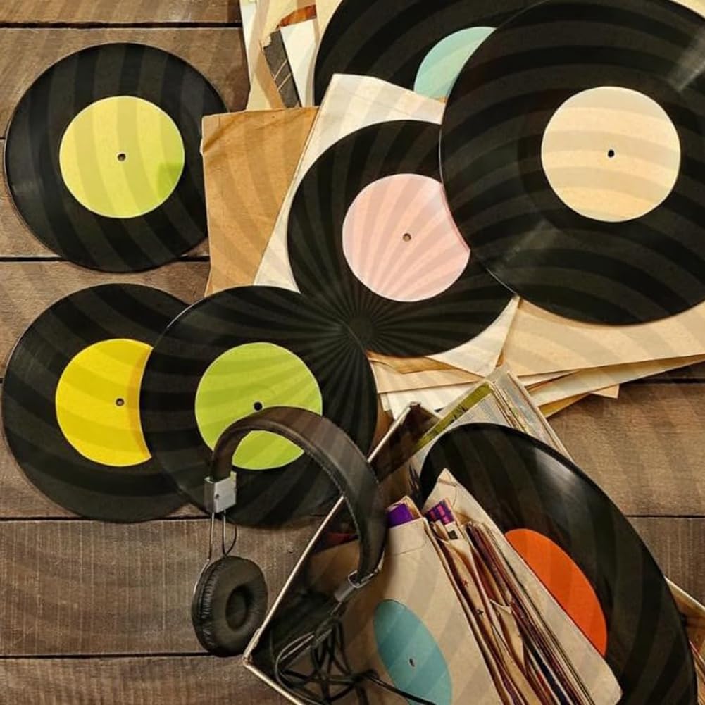 Alfombrilla AcríLica para Tocadiscos 300 mm X 3 mm para Tocadiscos FonóGrafo,Alfombrilla AntiestáTica Vinilo para LP, Almohadilla de GrabacióN para Reproductor de Discos,