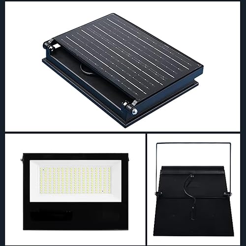 Miniatura 9 de 110 bombillas LED, luz solar de pared con sensor de movimiento y del atardecer al amanecer, luces solares plegables para exteriores, lámpara de