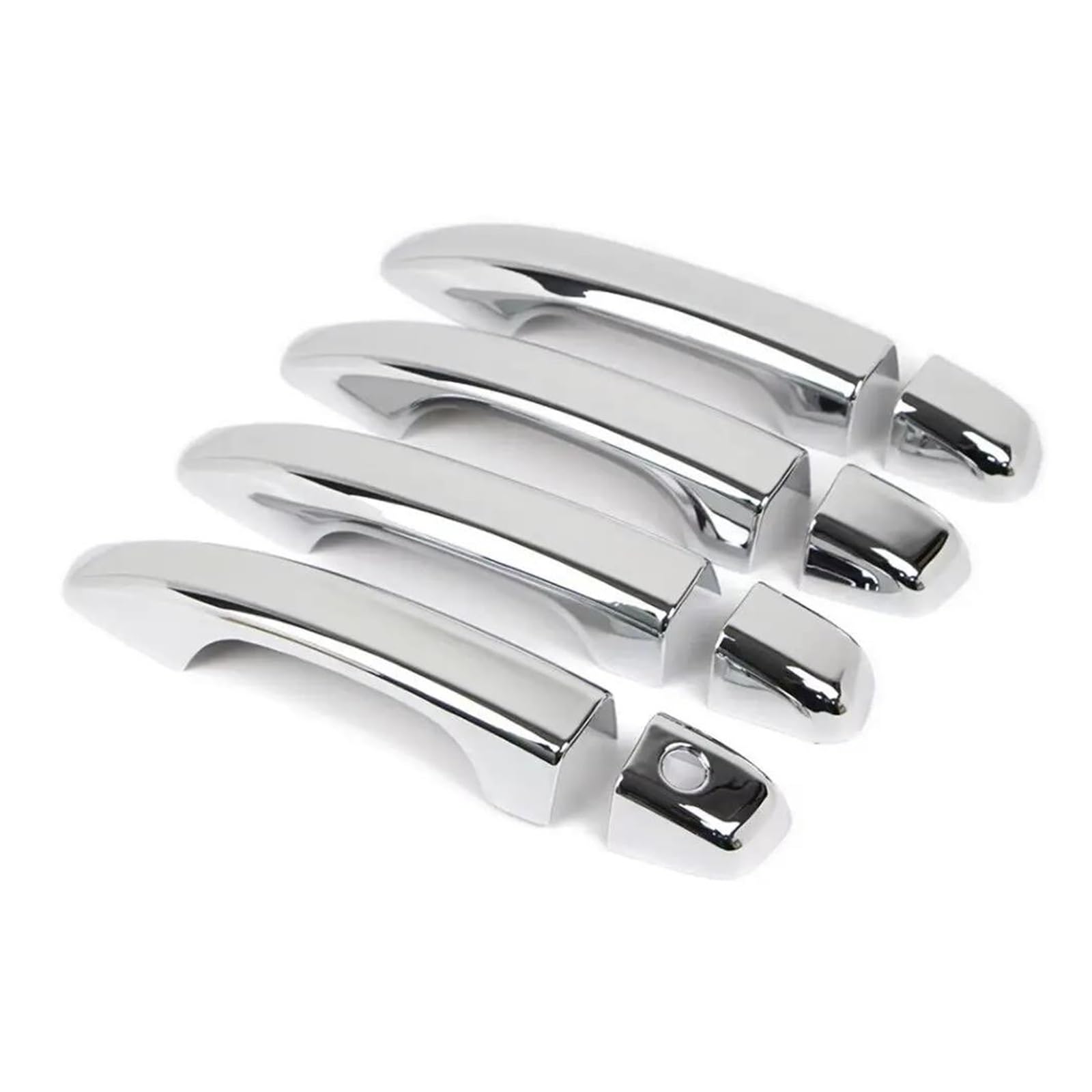 MTVTFECEWG for Accord 10th 2018 2019 2020 2021 Car Exterior Door Handle Moulding Cover Trim Sticker (Chrome B)