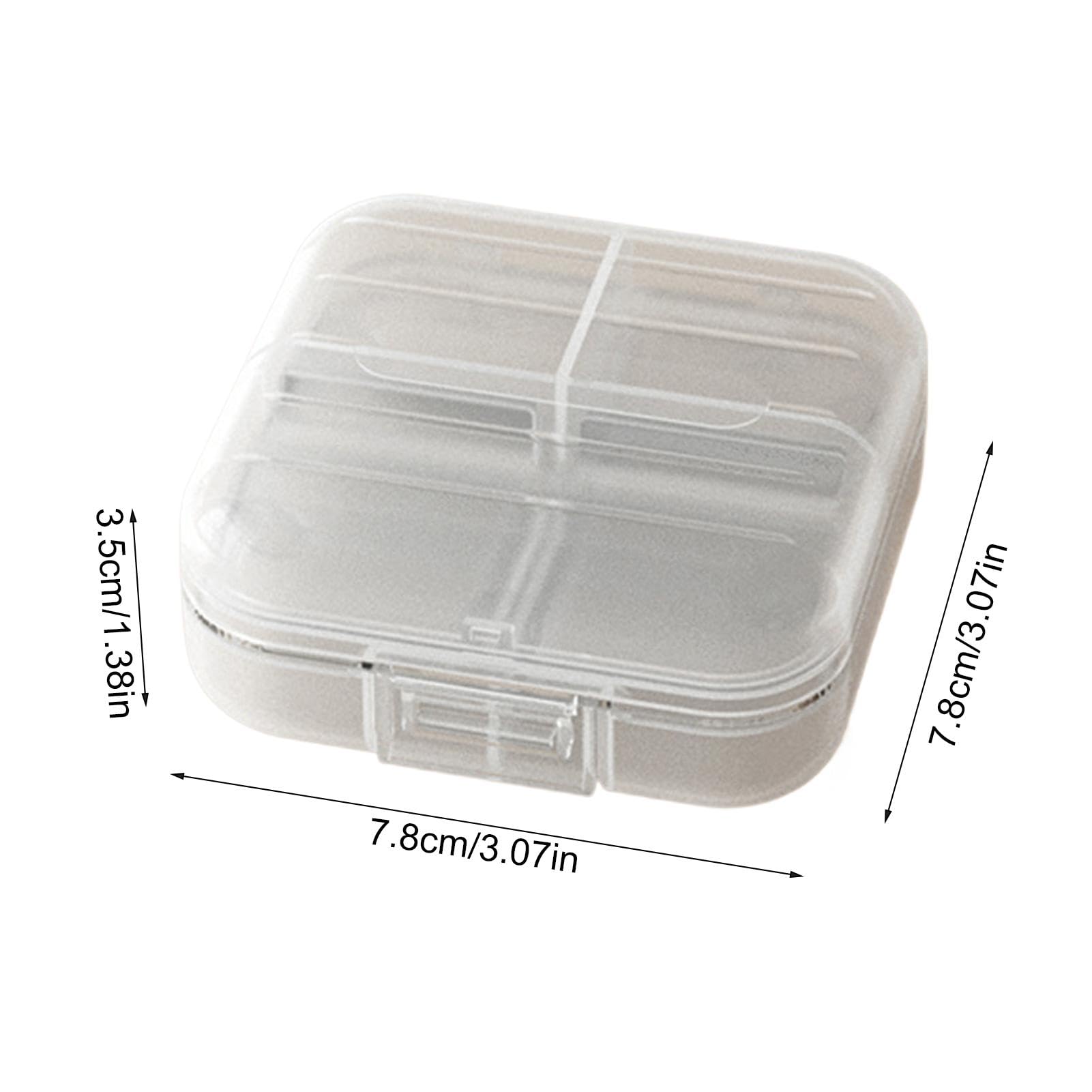Pill Organizer – Medicine Dispenser | Pill Case | 7 Day Pill Box Weekly Pill Planner Portable Pill Organizer With 7 Separate Compartments Daily Pill Organizer Compact Pill Case For Travel