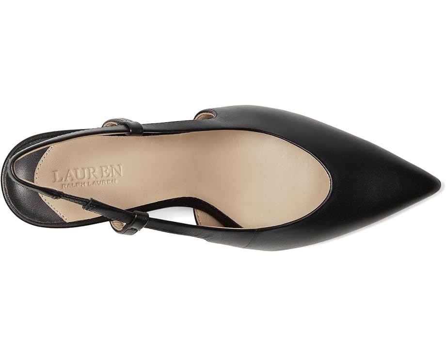 Lauren Ralph Lauren Khloe Leather Slingback Pumps - Top View