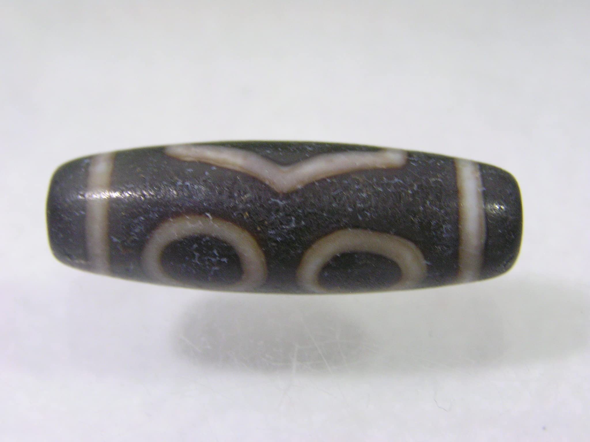 Amazon.co.jp: チベット天珠 老鉱 三眼天珠（さんがんてんじゅ）風水堂