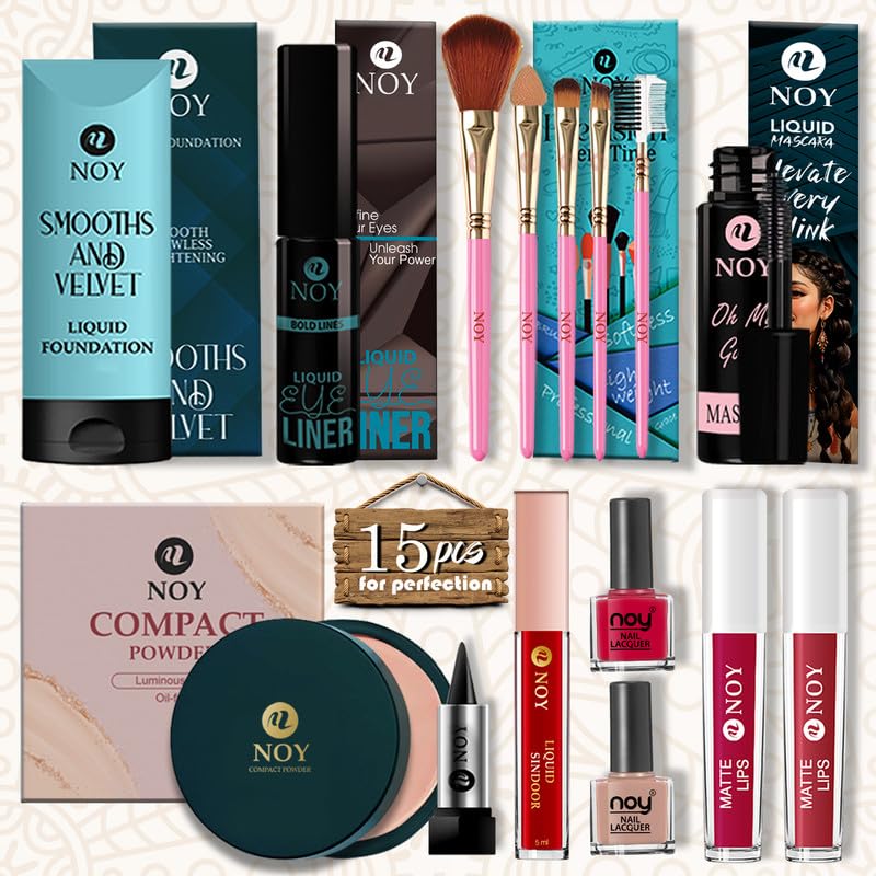 NOY Full Makeup Kit Combo Set For Women Radiant, Dewy Finish For All Skin Types-image-41