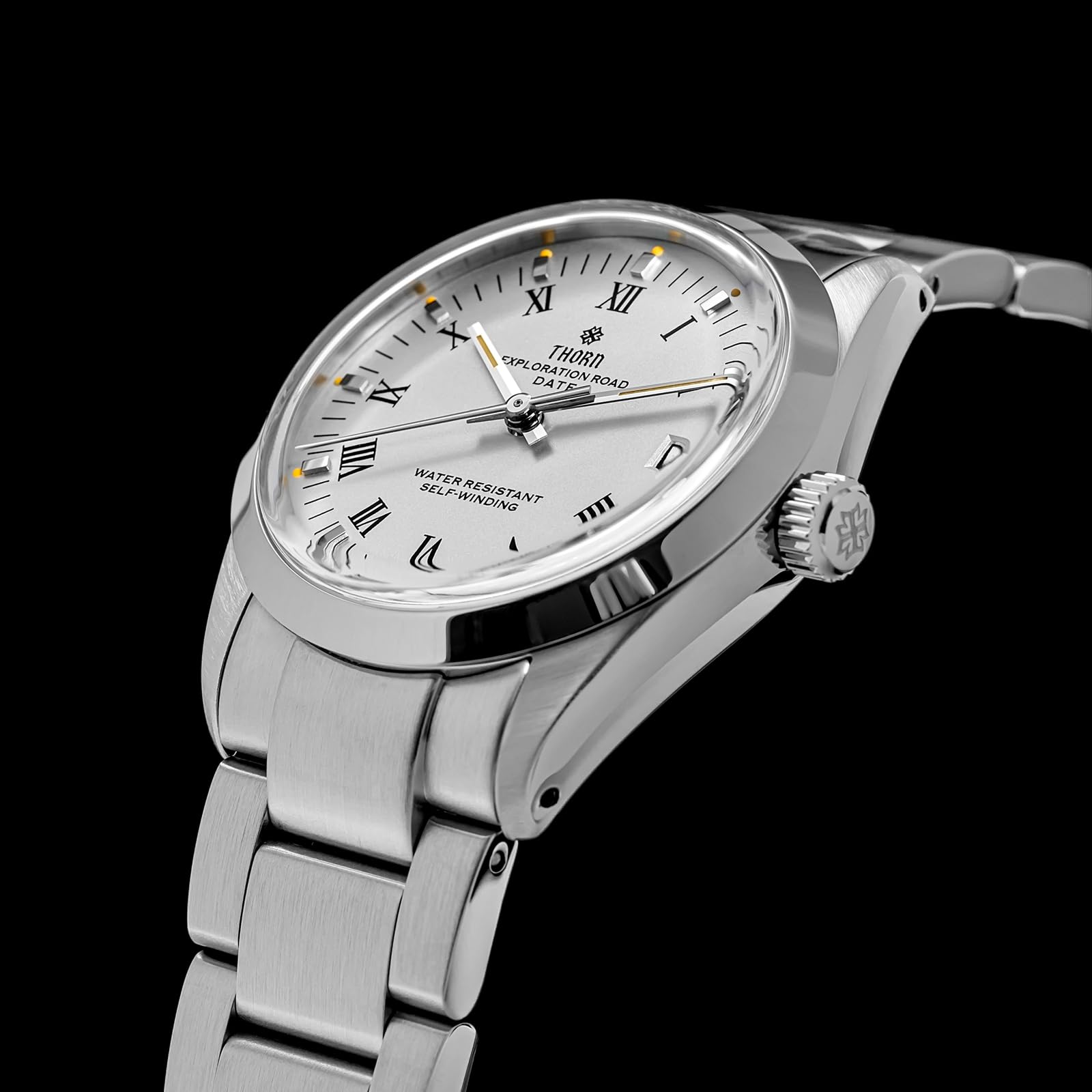 TACTICAL FROG Thorn T004 34mm PT5000 Mechanische Herrenuhr - Gewölbtes Saphirglas C3 Leuchtend 100M Wasserdicht
