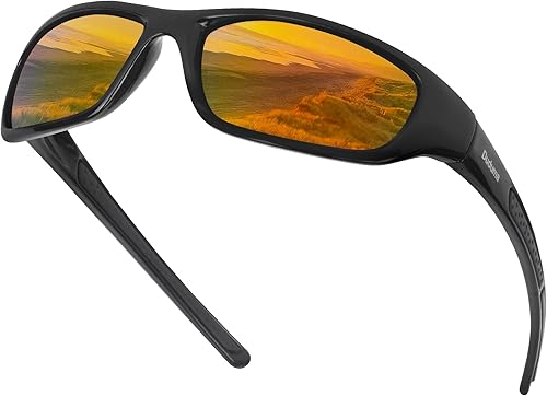 Duduma Sports Polarized Sunglasses for Men Women Baseball Cycling Golf Fishing Sun Glasses UV Blocking Tr8116