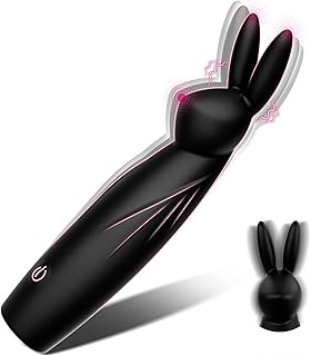 Mini Vibromasseurs Feminin Clitoridien Gode Femme Sex Toys, 10 Modes de Vibration Sextoyse Femme Clitoridienne Stimulateur Sexes Toye Femmes Rabbit Vibromasseur Vibrateures Sex Toy Silicone 13cm