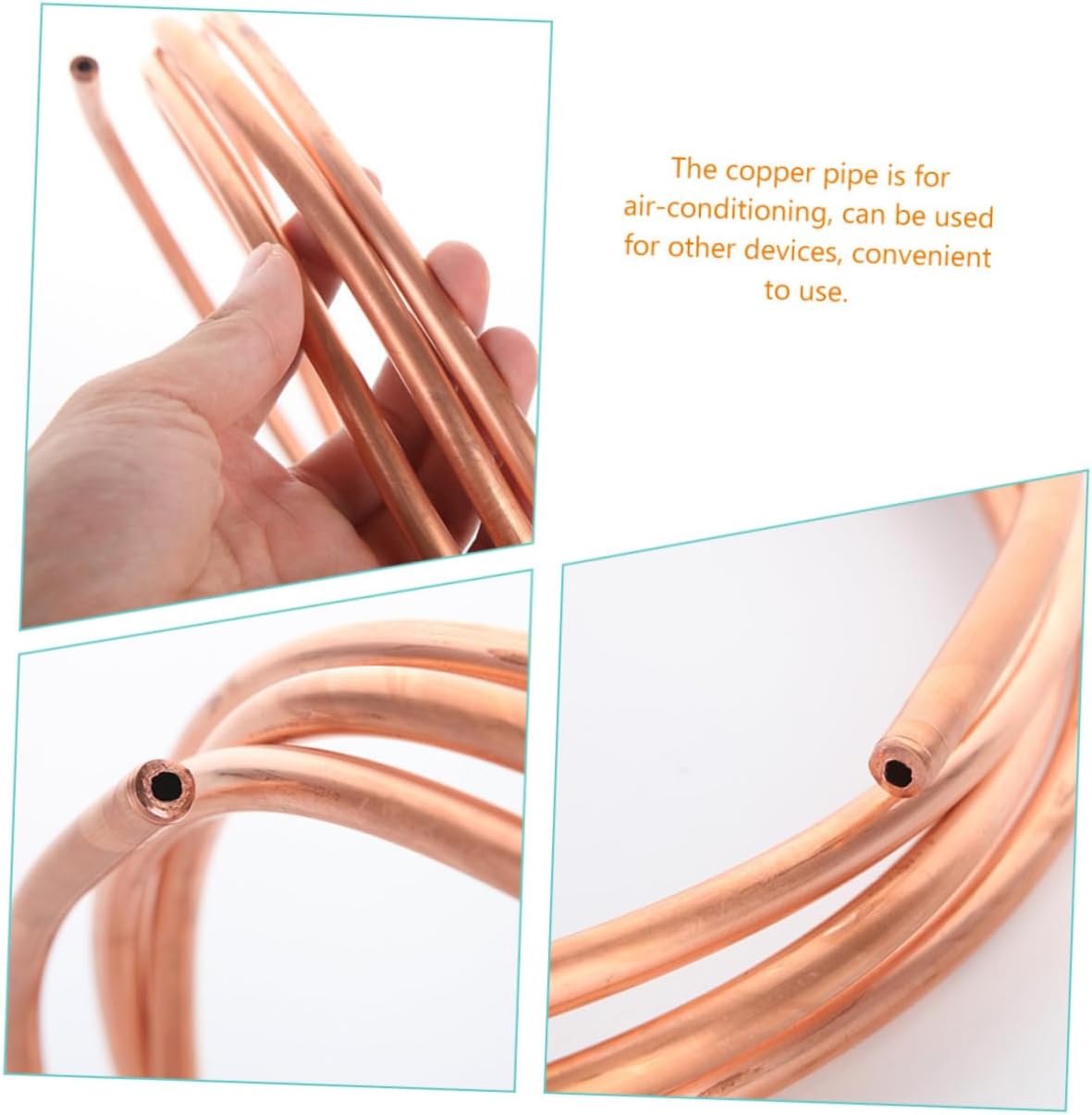 3sets Soft Refrigerator Tube Tubing Coil for Freezer Easy to Bend 2pcs*3