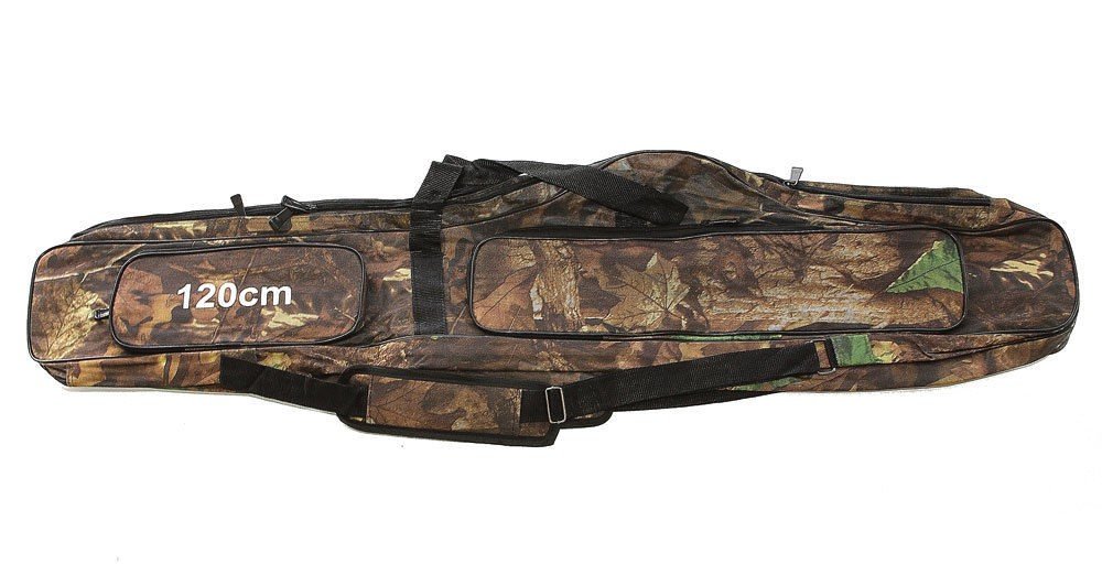 KANANA Angeltasche Rutentasche Rutenfutteral Angelkoffer Anglertasche Tasche (3fach)