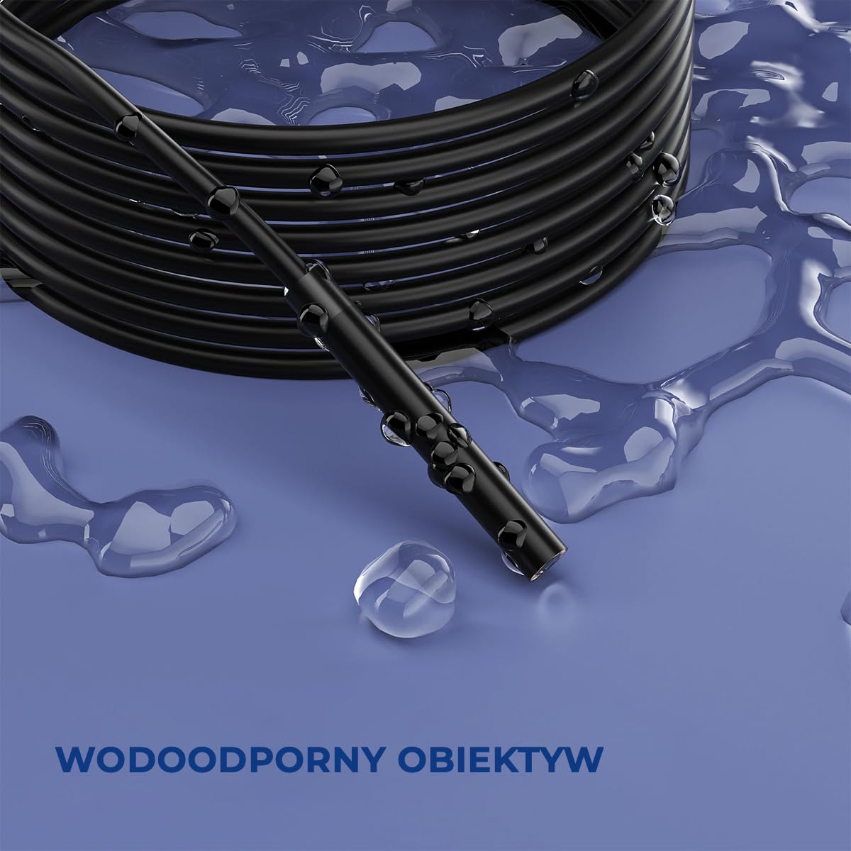 Kamera endoskopowa z adapterem USB i USB-C, wodoszczelna kamera inspekcyjna IP67 z regulowanymi diodami LED do telefonów z systemem Android i komputerów