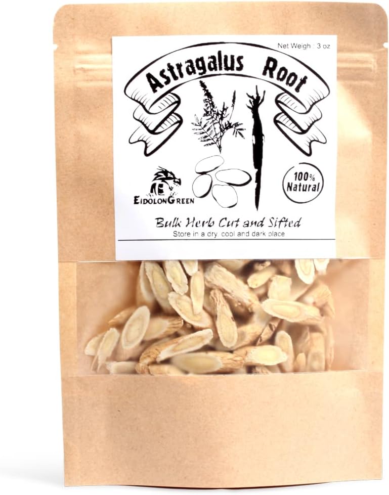 Astragalus Root (Milkvetch/Huangqi/黄芪/正北芪/황기) Astragalus Root Sliced Raw, Dried Bulk Herbs 3Oz (88g) - Image 2