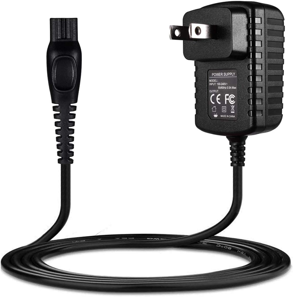 Shaver Charger Philips Shaver Charger Sharver Power Cord Philips shaver AC Adapter 15V 0.4A Compatible Philips Shaver Norelco HQ RQ QG AT PT QT Speed-XL Series (3.93ft)