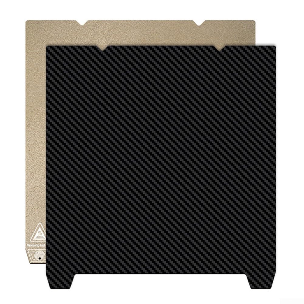 Hoogwaardige flexibele bouwplaat 315 x 310 mm voor K1 Max-printers, hoogwaardige materialen langdurig gebruik en betrouwbaarheid (PEO PET