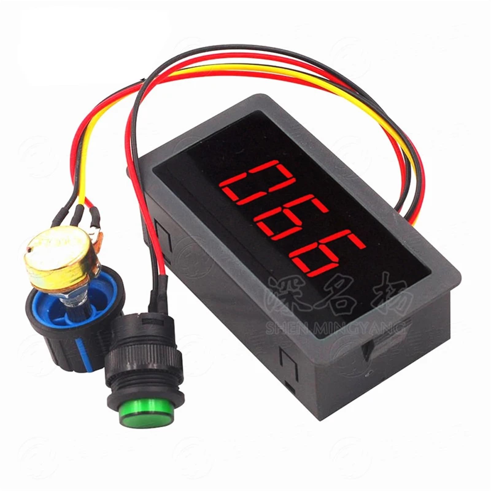 Controlador de velocidad del motor DC PWM CCM5D 16KHz 6-30VDC 6/8A Interruptor de control de velocidad continuo 6V 12V 24V pantalla LED