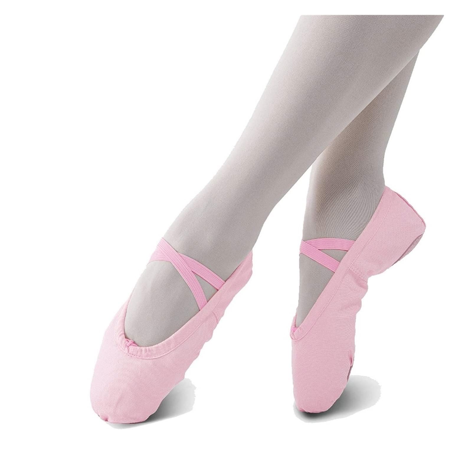 BATLAM 3 Colori Tela Scarpe da Ballo Balletto Piatto Donne Ginnastica Balletto Scarpe da Punta per Ragazze Bambini Danza Balletto Pantofole Scarpe (Color : Skin, Shoe Size : 33) (Pink 34 EU)
