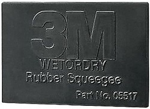 Miniatura 9 de 3M Wetordry - Escobilla de goma 05517, 2-34 pulgadas x 4-14 pulgadas, ajuste cómodo, flexible, para lijado húmedo