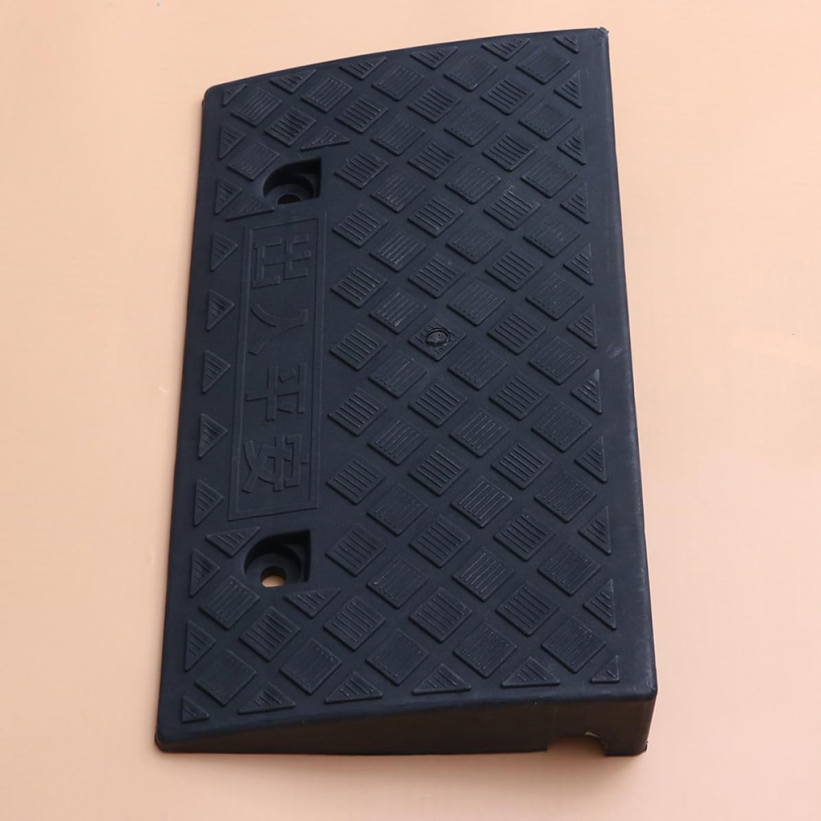 jojofuny Rampa de Goma para Ruedas de Coche Respaldo Autoadhesivo y Absorción de Impactos, Adecuado para Umbrales de Coche y Rampa de Cobertizo, Altura 10cm