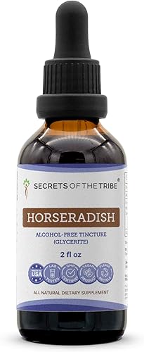 Vista 7 de Secrets of the Tribe Extracto líquido sin alcohol de tintura de rábano picante, rábano picante (Armoracia rusticana) raíz seca (4 onzas líquidas)