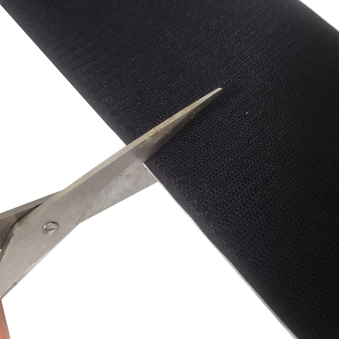 4 Inch Sticky Back Hook and Loop Tape, Nylon Self Adhesive Heavy Duty Strips for Home Office School Car and Crafting Organization, 2.73 Yards(8.2 feet) by XBDZR