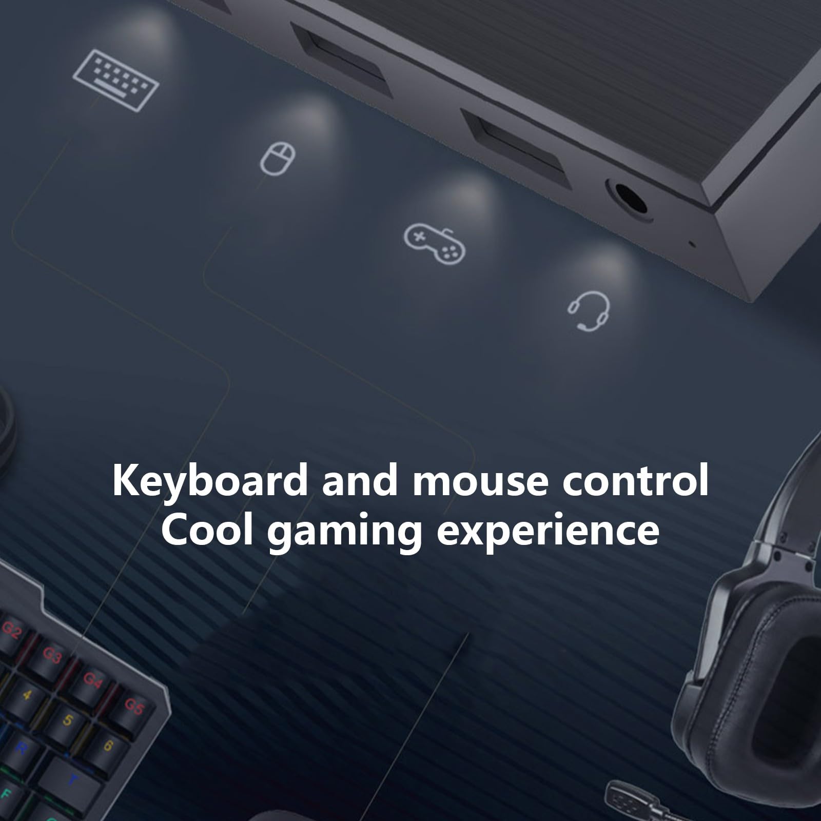 Adattatore di gioco USB Convertitore Tastiera Controller Adattatore Accessori Audio di Gioco per Console di Gioco Piattaforma