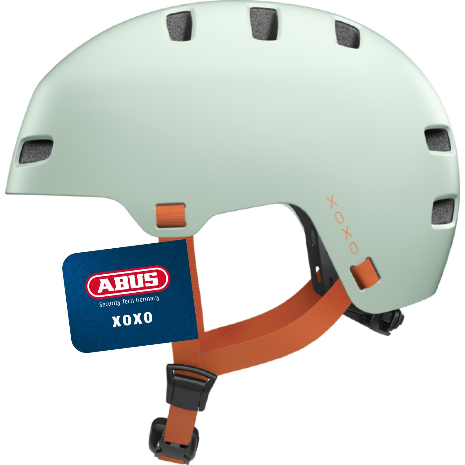 ABUS Fahrradhelm XOXO - Cityhelm im Skater-Look - Helm für Skateboard, Fahrrad, Scooter - mit optimiertem Kinnpolster - für Jugendliche und Erwachsene