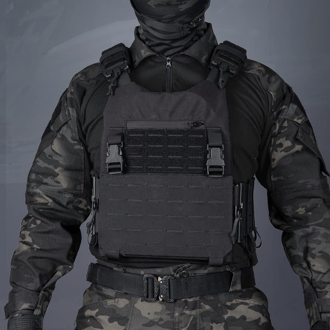 IDOGEAR Tactical Airsoft Molle Modular Camouflage Paintball CS Outdoor Adjustable Lightweight Combat Training Vest
