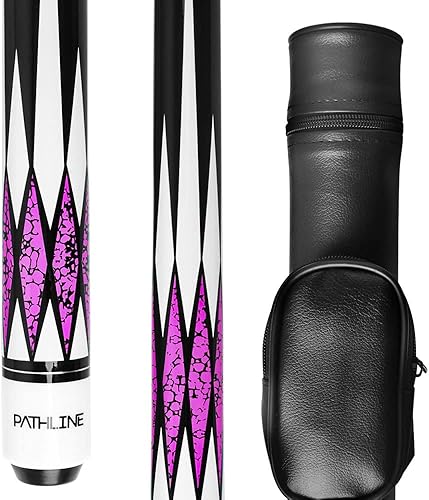 Vista 7 de PLN Kit de taco de billar - palo de billar de arce canadiense de 58 pulgadas y estuche rígido