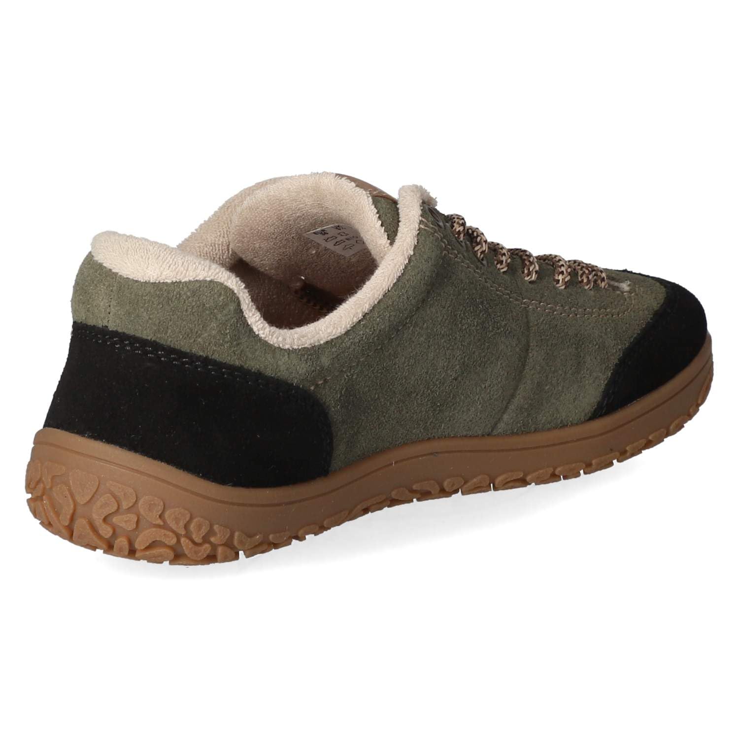 Rieker 52303-54 Damskie buty typu sneakers Low skóra zamszowa w kolorze zielonym - rozm. 36