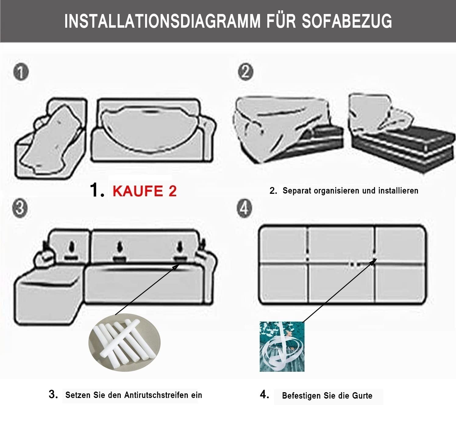 Sofabezüge Schonbezug Sofa Sofabezug L Form 3/2/1/4 Sitzer Sofahusse Couch Bezug Sofa Überzug Ecksofa Couchbezüg Sofa Hussen Stretch 2er 3er Sofa Abdeckung Uberzug Sofaüberwurf Couchhusse