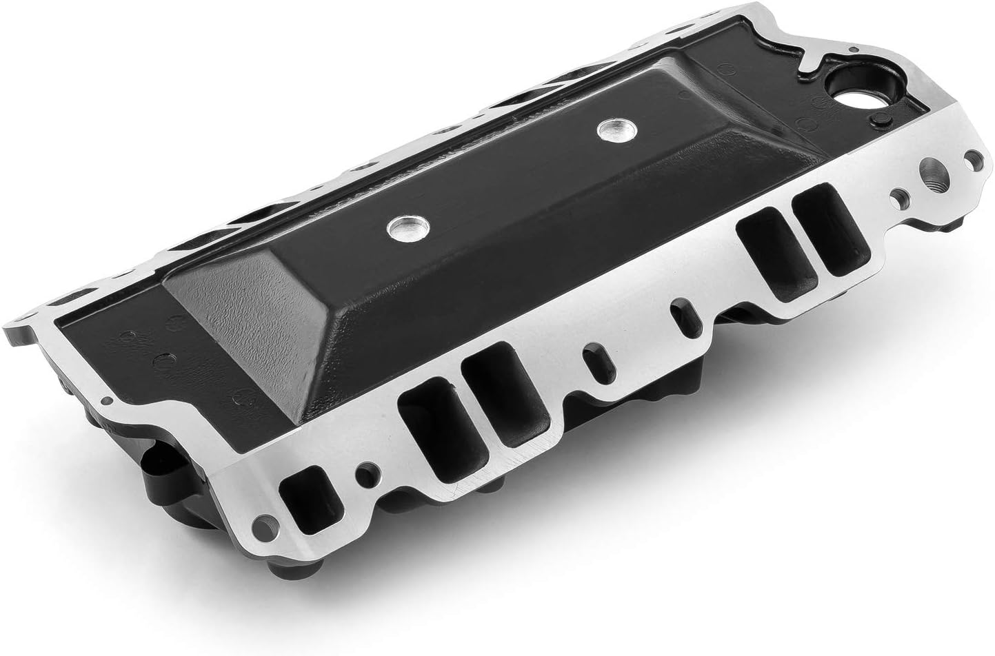Speedmaster 1-147-009 Compatible with Chevy SBC 350 1957-95 MID-AIR MidRise Aluminum Intake Manifold [Black]