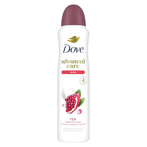 Image of Dove Advanced Care Antiperspirant Deodorant Dry Spray Revive for helping your skin barrier repair after shaving With Pro Ceramide Technology to boost ceramide levels in your skin 3.8 oz