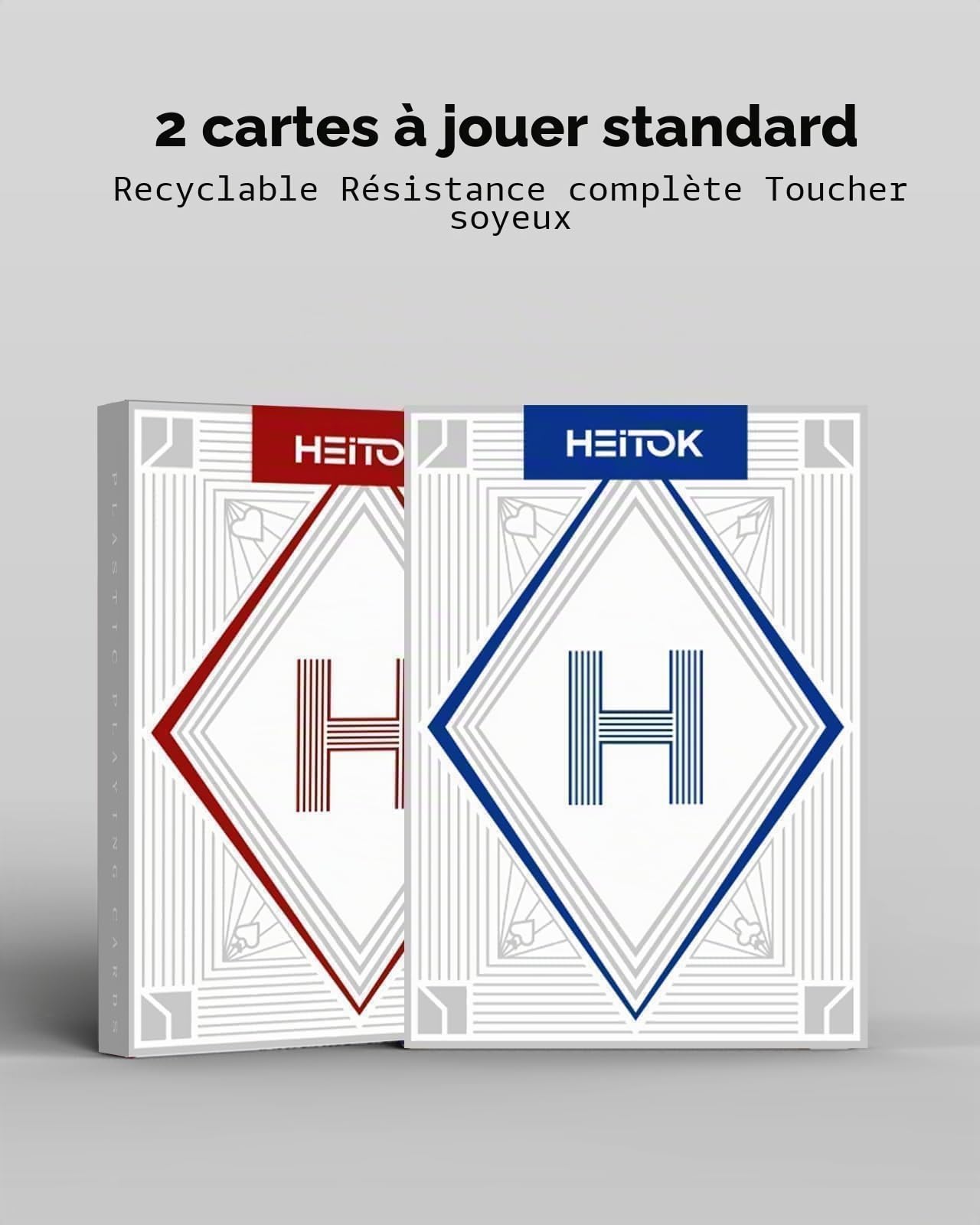 HEITOK Mallette Poker Professionnelle 600 Jetons Numérotés 11,5g avec Valise Aluminium Renforcée – Kit Complet Texas Hold'em Blackjack pour Soirées Casino Adultes | lecture rapide des mises, 2-16 joueurs, cartes papier, 5 dés, Dealer/Blind, installation r