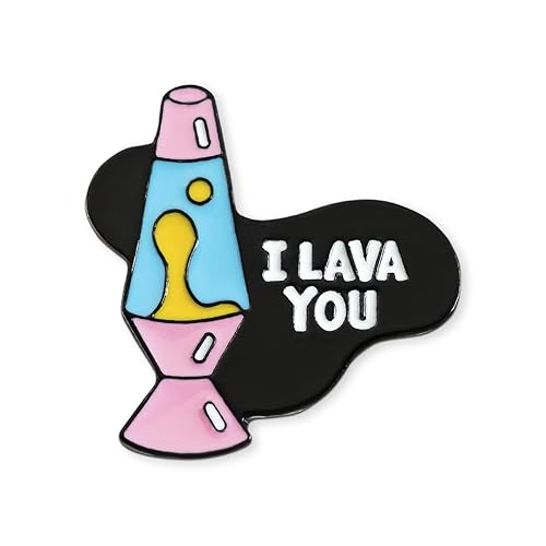 EvolveFISH I Lava You Lava Lamp Lapel Pin - [1 1/8