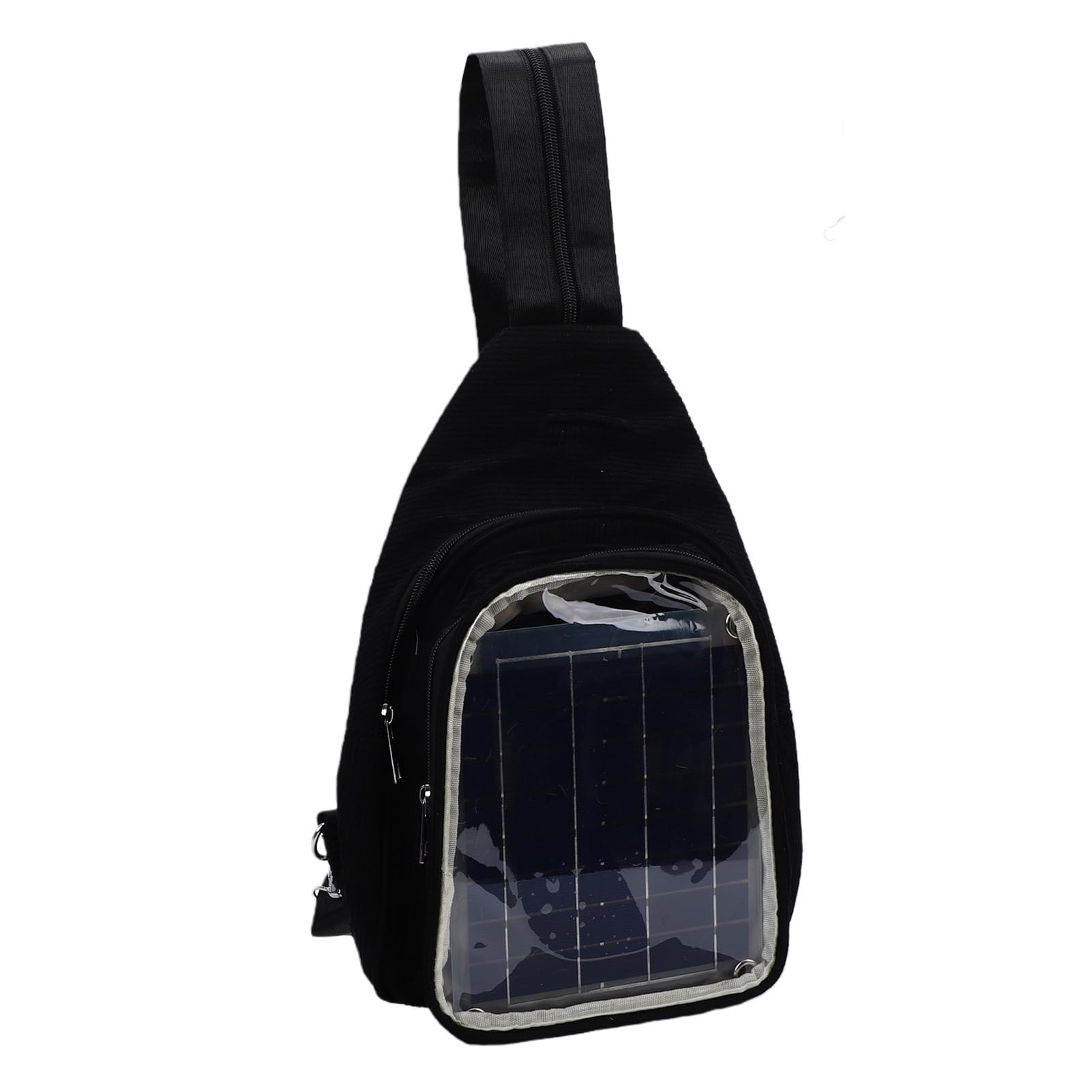 Jectse Zaino con Pannello Solare, Zaino con Caricatore Solare Monocristallino da 20 W, Portatile Ad Energia per Escursioni in Campeggio, attività all'aperto